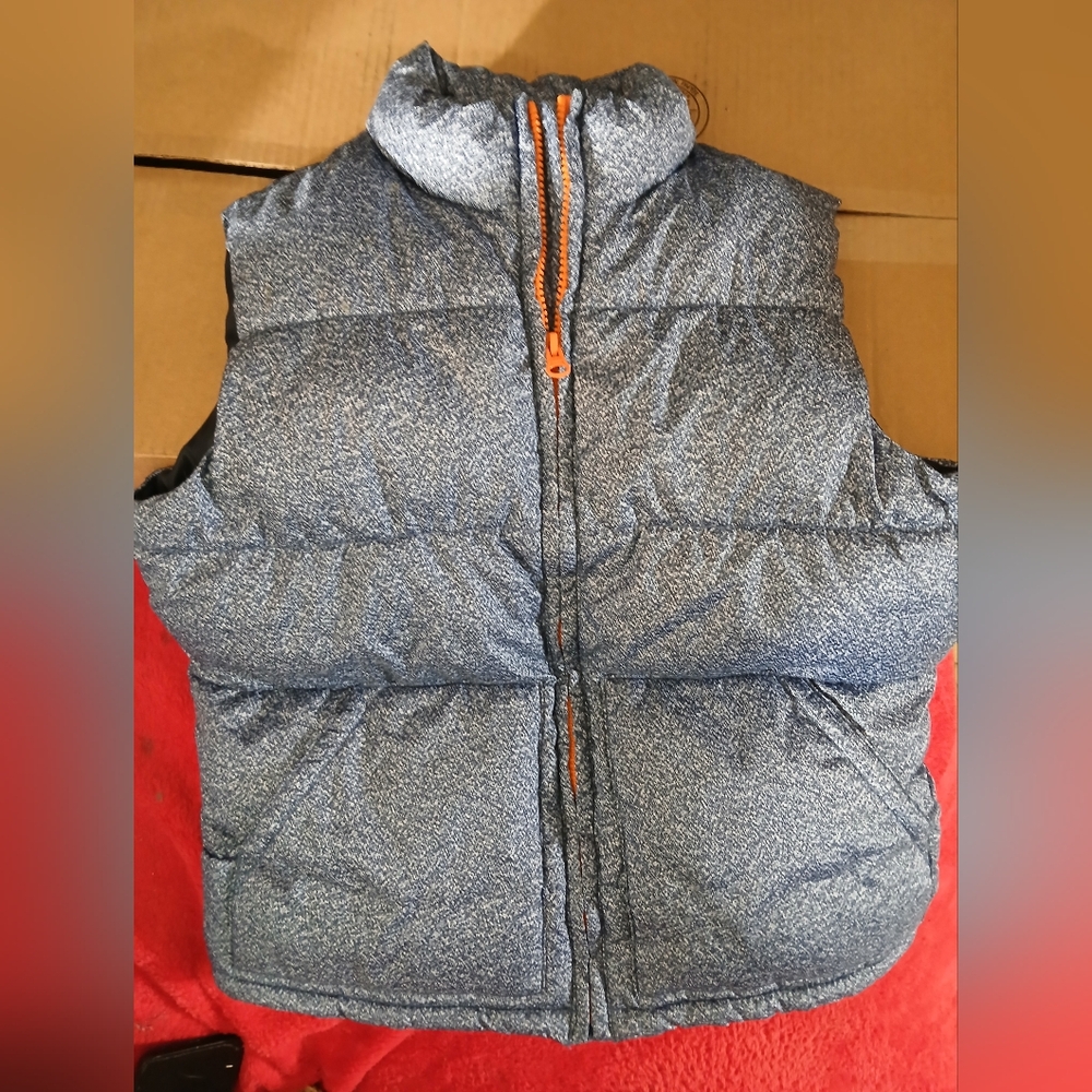 Kids Blue Puffer Vest